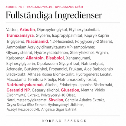 Velvionna – Arbutin 7% + Tranexamic Acid Brightening Cream