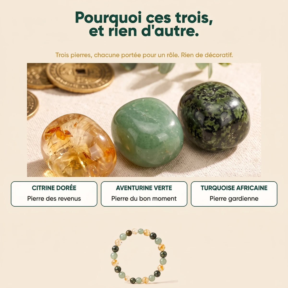 Pourquoi ces trois pierres