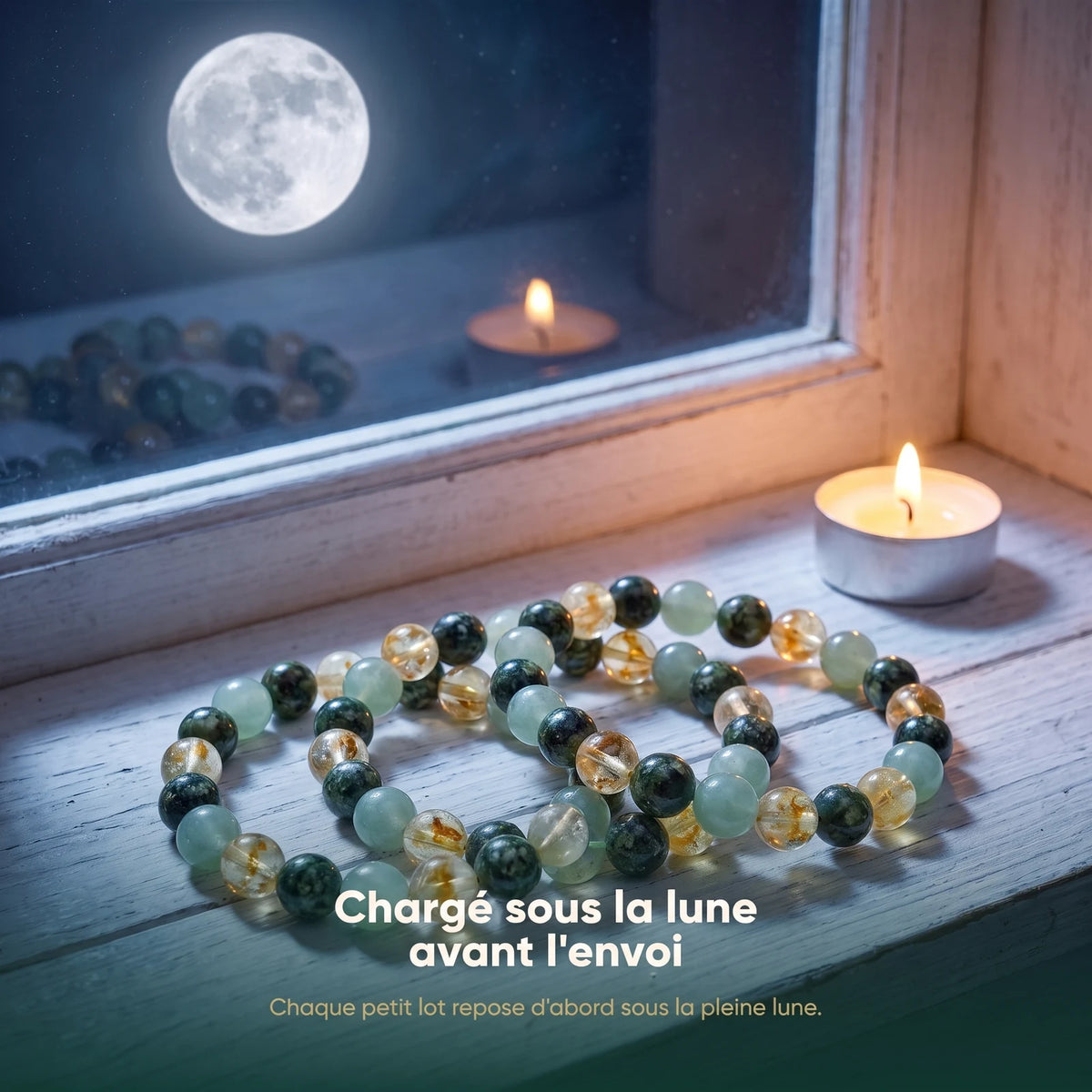 Chargé sous la pleine lune avant l'envoi