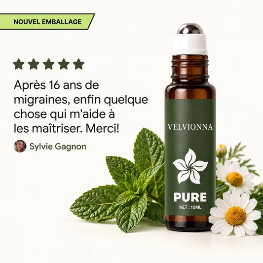 Roll-on Velvionna Pure, menthe et camomille