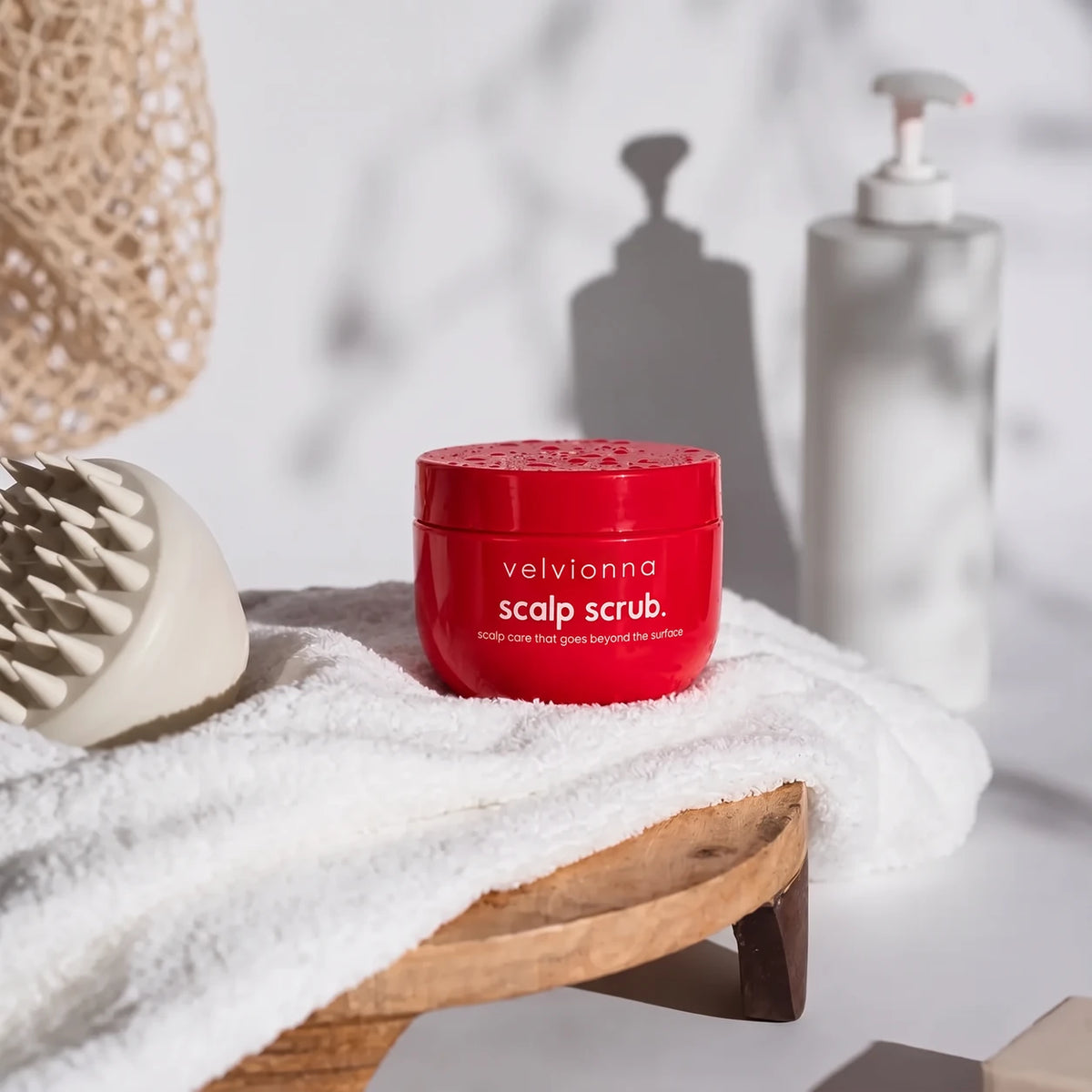 Velvionna Scalp Scrub, exfoliant pour cuir chevelu et barbe